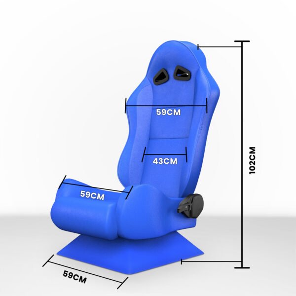 360 Swivel Relaxing IPL Player Seat Blue - Image 10