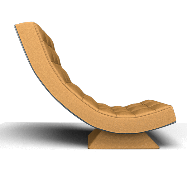 Relaxator 360 Swivel Cream Fabric Seat - Image 6