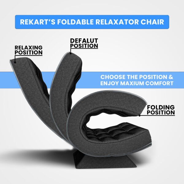 Relaxator 360 Swivel Cream Fabric Seat - Image 4