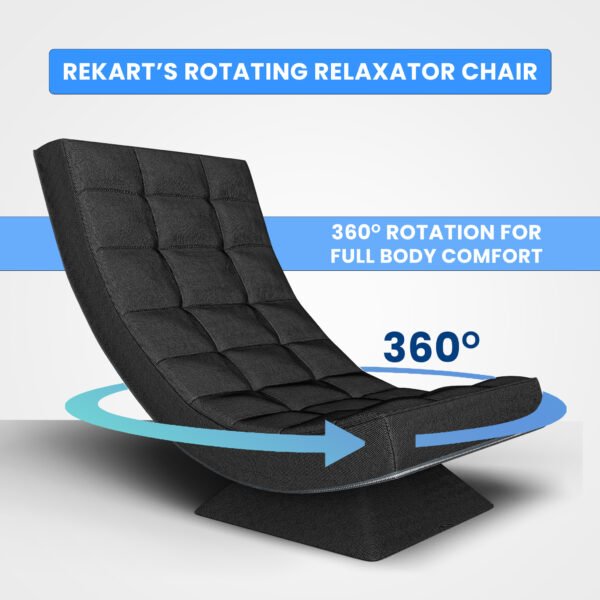Relaxator 360 Swivel Cream Fabric Seat - Image 3