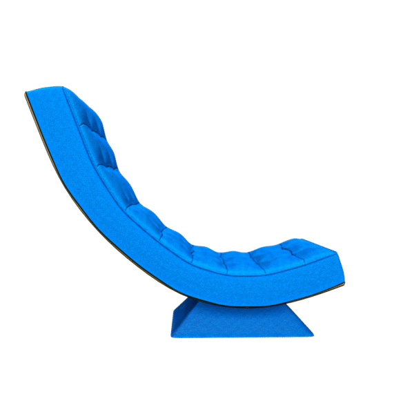 Relaxator 360 Swivel Blue Fabric Seat - Image 6