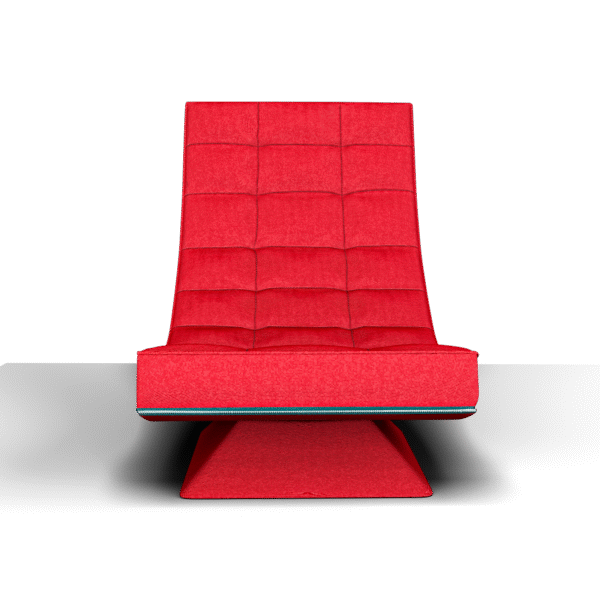 Relaxator 360 Swivel Red Fabric Seat - Image 5