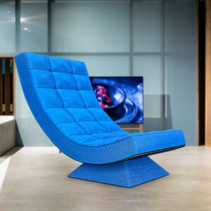 Relaxator 360 Swivel Blue Fabric Seat