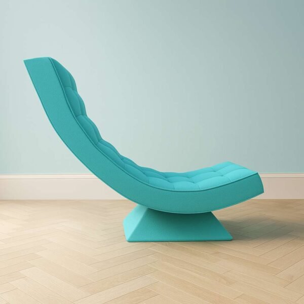 Relaxator 360 Swivel Sky Blue Fabric Seat - Image 2